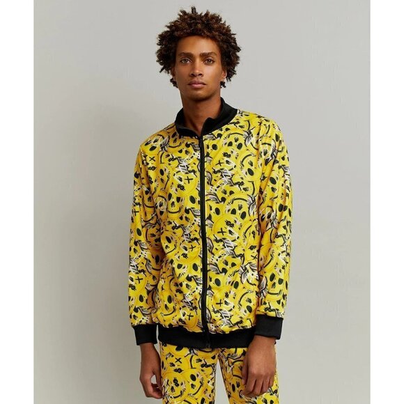 Reason Skelly Smile Allover Print Tracksuit Set Hoodie & Pants Mens X-Large - Picture 7 of 11